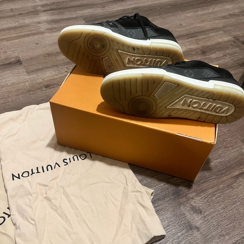 Black Louis Vuitton Trainer Sneaker